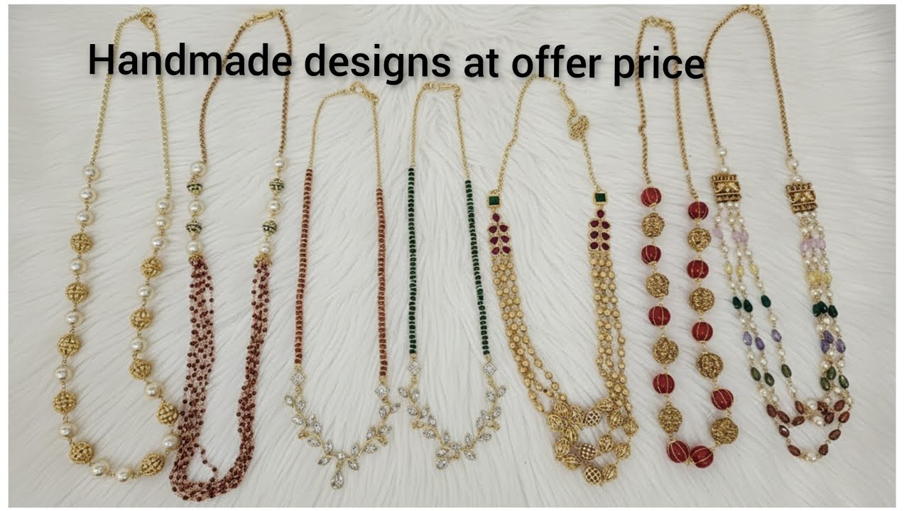 Handmade real cz Swarovski beeds jewellery at offer prices 78010 69239 