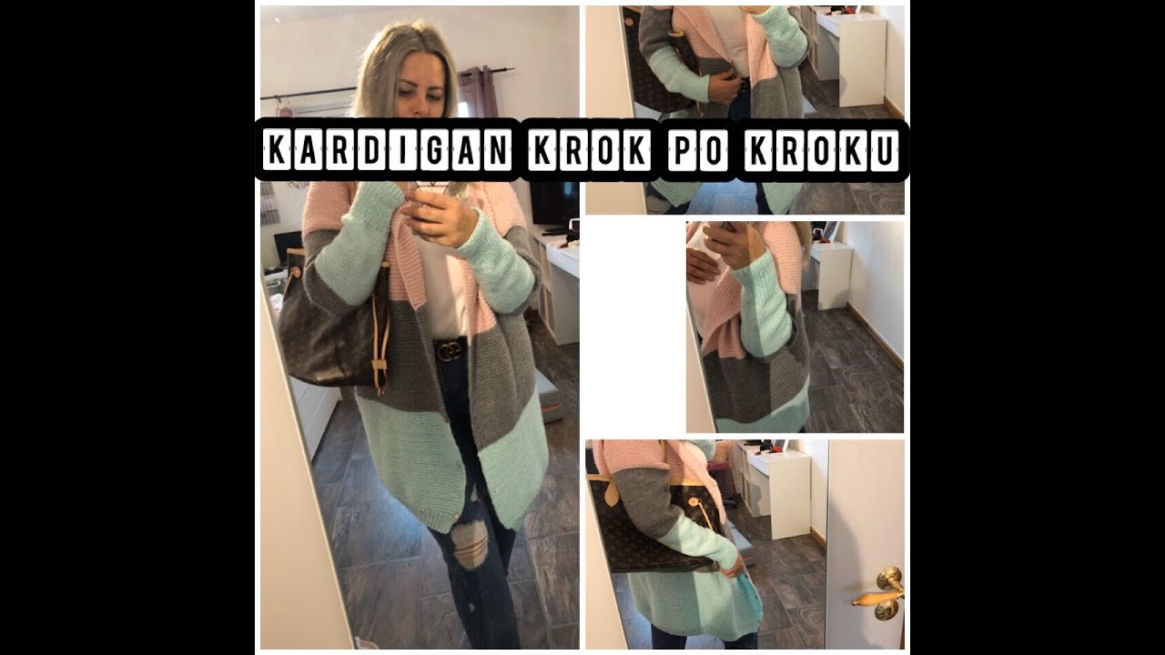 Kardigan oversize. Czesc 1. Jak zrobic kardigan na drutach?