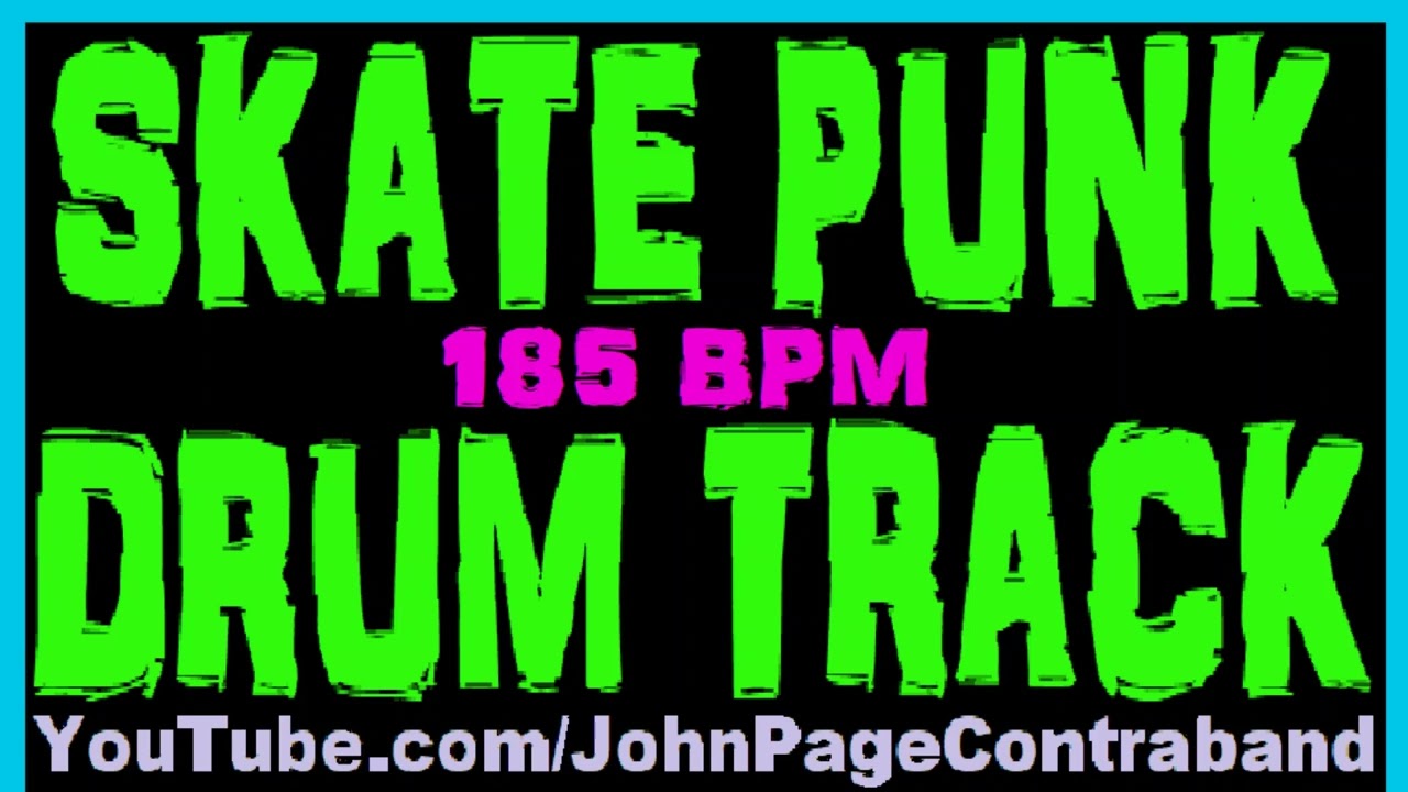 Skate Punk Drum Track 185 bpm FREE