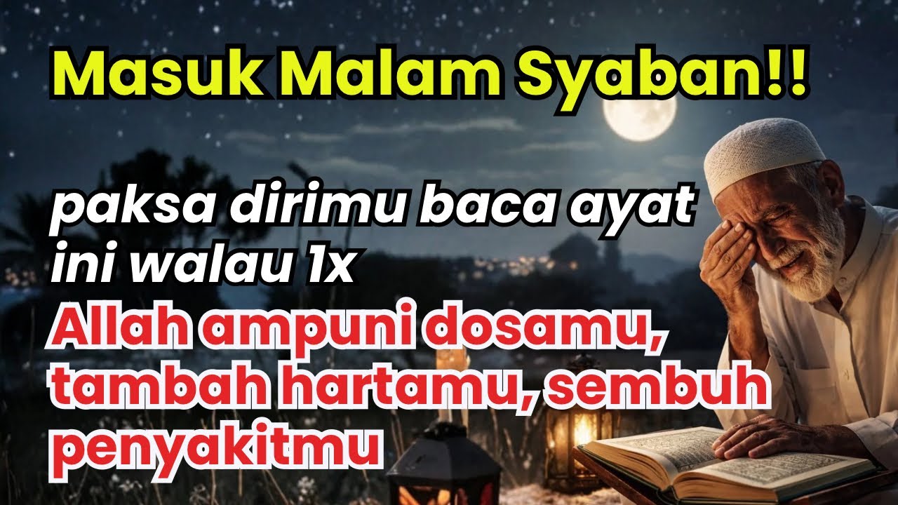 Pastikan dirimu dimalam NISFU SYABAN membaca ayat ini