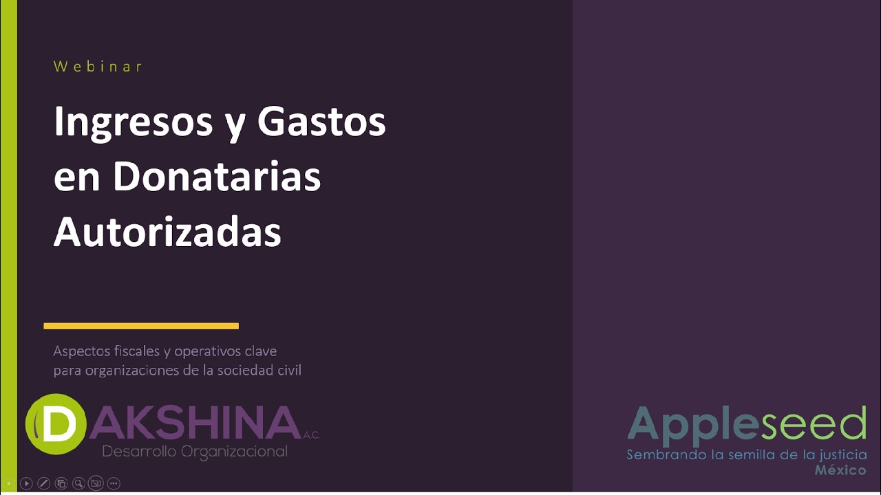 Tratamiento de Gastos e Ingresos para OSC