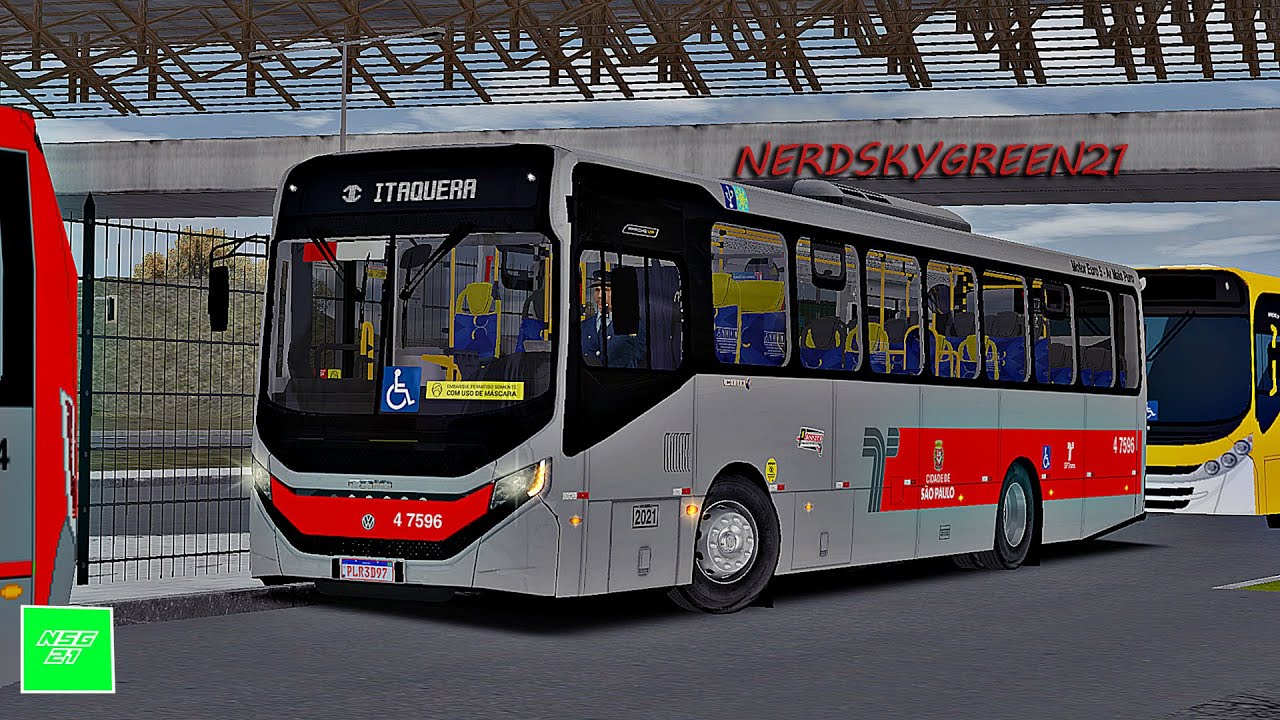 [OMSI 2] 3787-10 Cidade Tiradentes - Metro Itaquera | Apache Vip V VW 17.230 ODS AC +G27 Pêssego T.