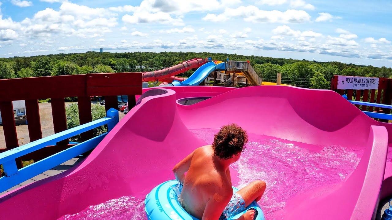 The Canal - Long Downhill Water Slide at Water Wizz of Cape Cod