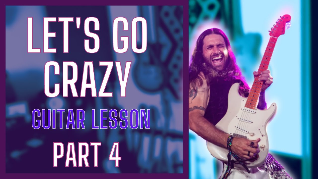 Lets Go Crazy - PRINCE Guitar Lesson - Part 4