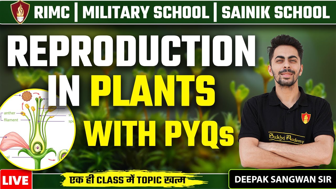 Reproduction in Plants with PYQ | Sainik School | RMS | RIMC | Best RMS Online Coaching