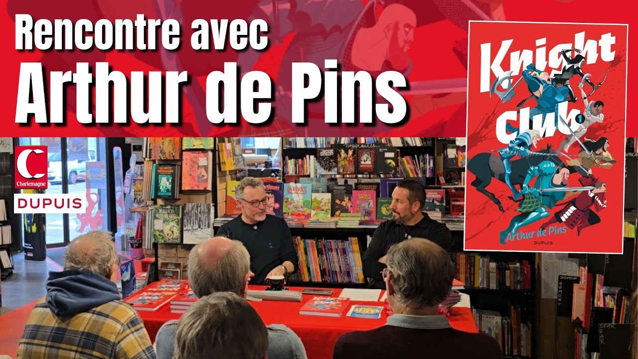 Rencontre BD avec Arthur de Pins à Charlemagne Toulon