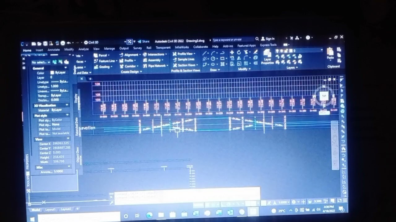 HOW TO CREATE SUPERELEVATION  BAND SETING IN AUTOCAD CIVIL 3D