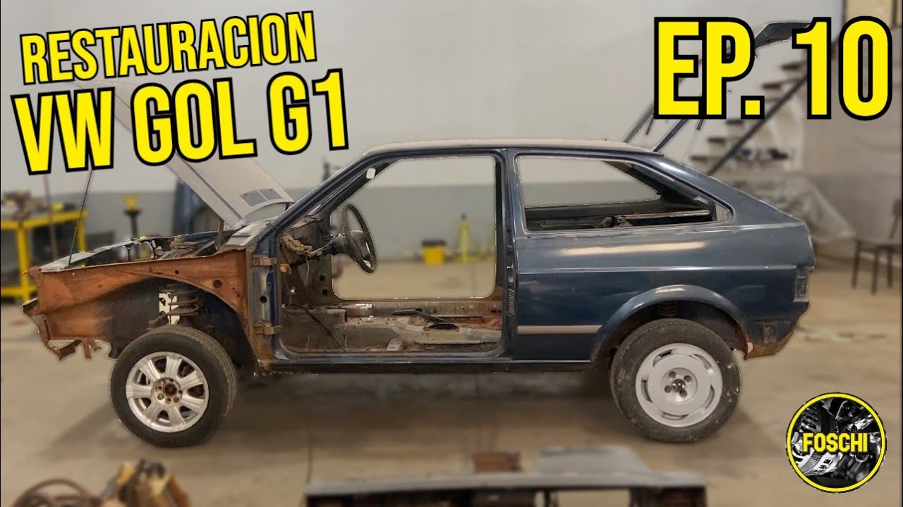 RESTAURANDO el Interior de la CARROCERÍA / Restauración VW Gol G1 - FOSCHI