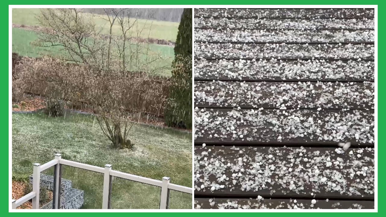 Quick Hail Storm | April 2022 | Germany