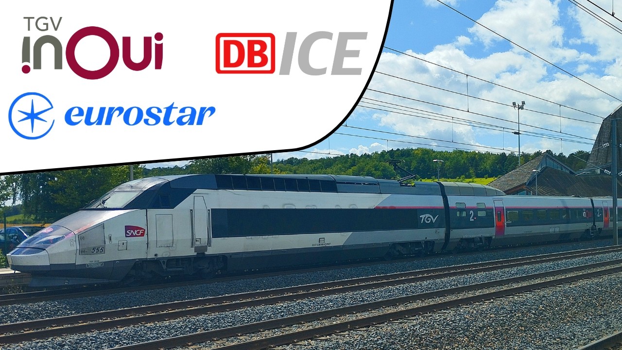 TGV, ICE, Eurostar : Le Spectacle de la GRANDE VITESSE ! ⚡