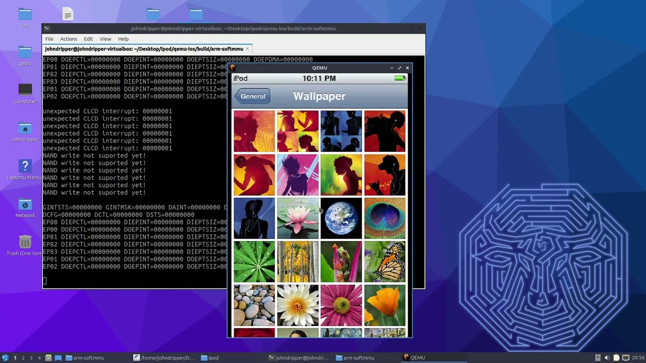 Ipod Touch 2G emulator ( Linux/ Ubuntu) Build Instructions (Realtime)