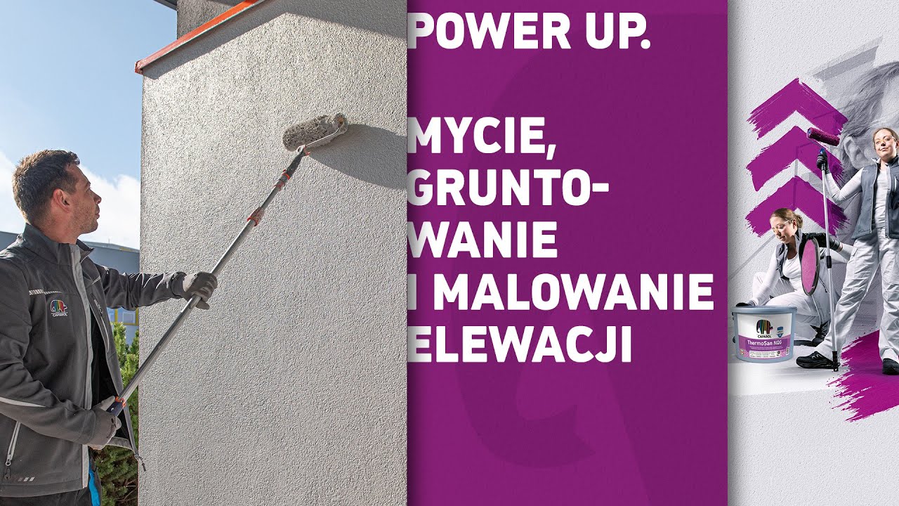 Odświeżanie elewacji - mycie, gruntowanie i malowanie fasady budynku krok po kroku