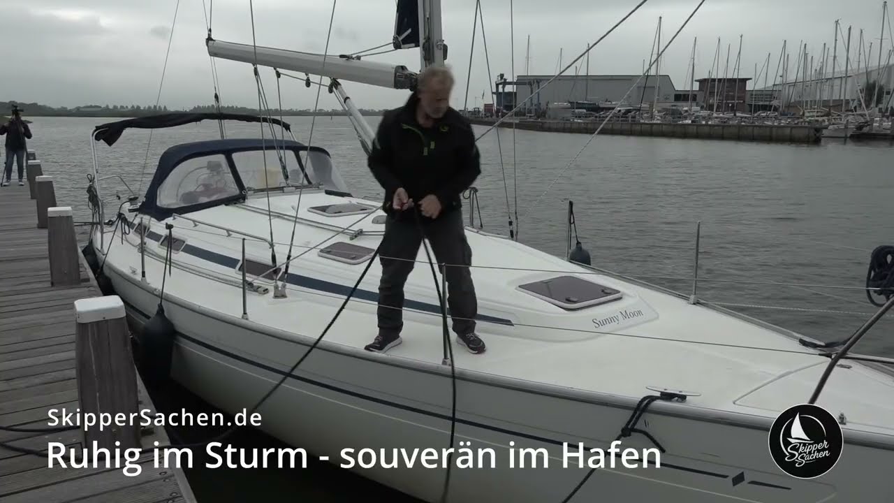 Hafenmanöver leicht gemacht – Längsseits anlegen vorwärts, Einhand.