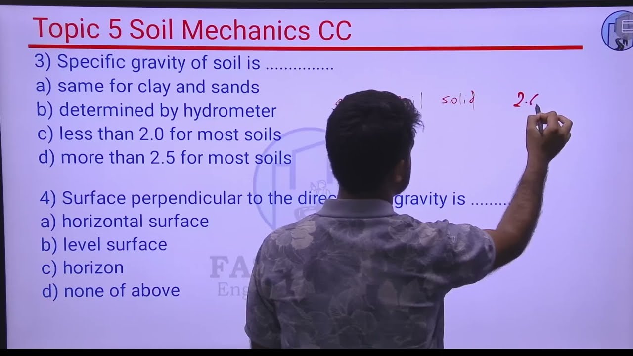 Soil Mechanics QAD Class - Sub Engineer