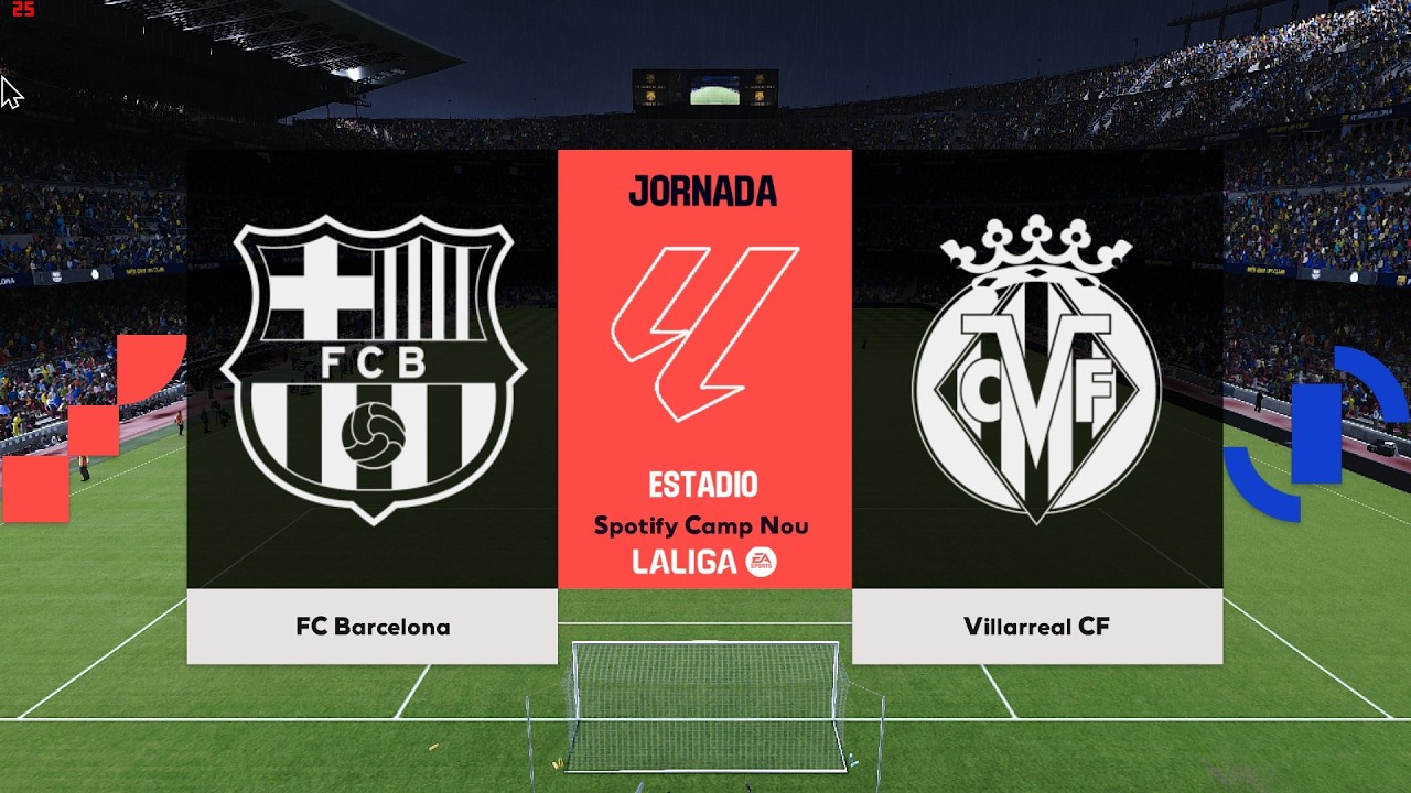 BARCELONA VS VILLAREAL (SIMULATED REALITY)