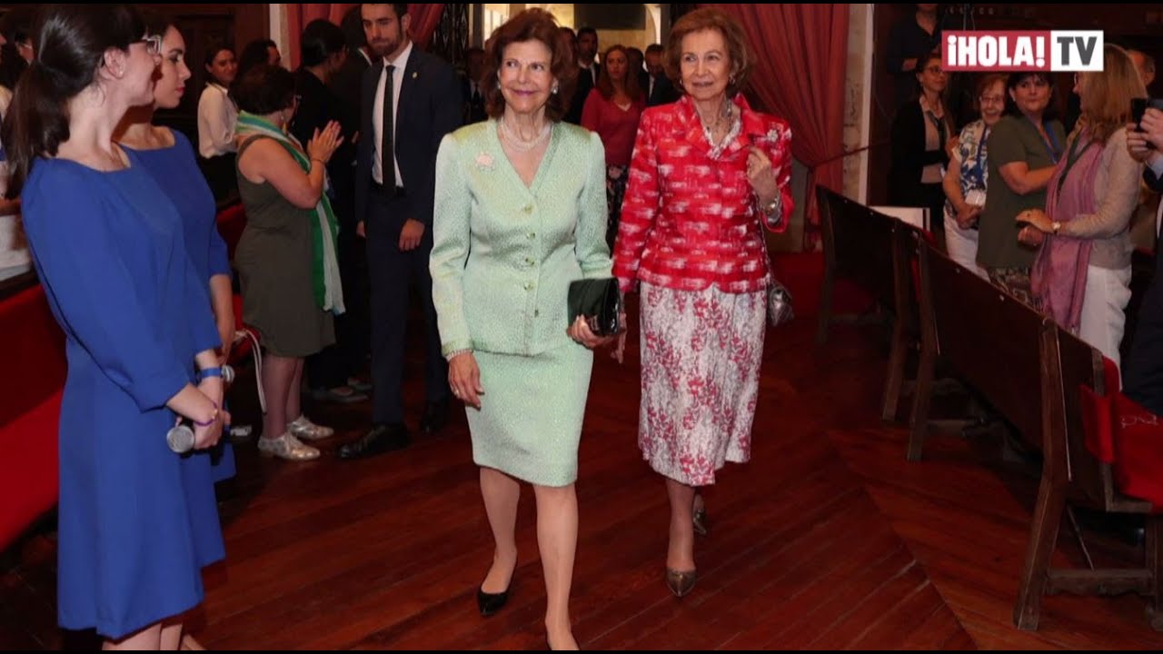 Doña Sofía y Silvia de Suecia inauguraron la Cumbre Mundial sobre enfermedades raras | ¡HOLA! TV