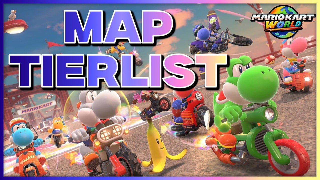 Map Tierlist in Mario Kart World (personal)