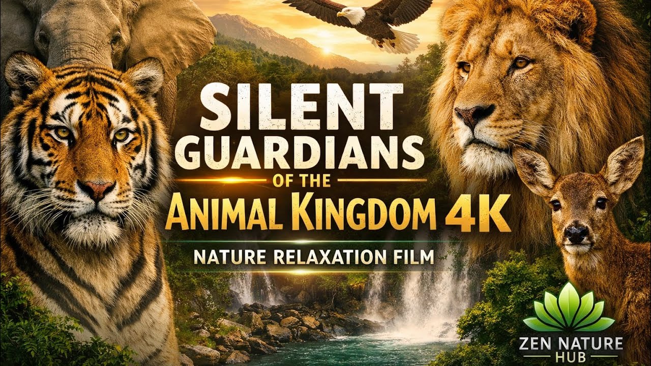 Silent Guardians of the Animal Kingdom 🐅 4K | Nature Relaxation Film | Zen Nature Hub