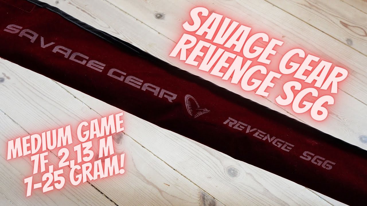 Обзор SG6, Revenge, спиннингового удилища для окуня! Субтитры
