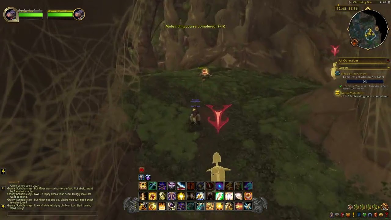 The War Within Quest 384: Mipsy Mole-Rider (WoW, human, paladin)