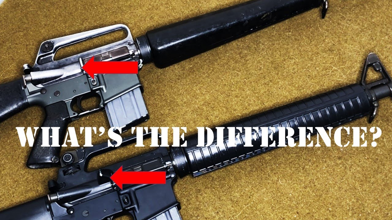 Различия между M16A1 и M16A2