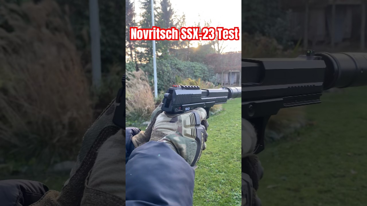 Test on Novritsch ssx23 gas pistol
