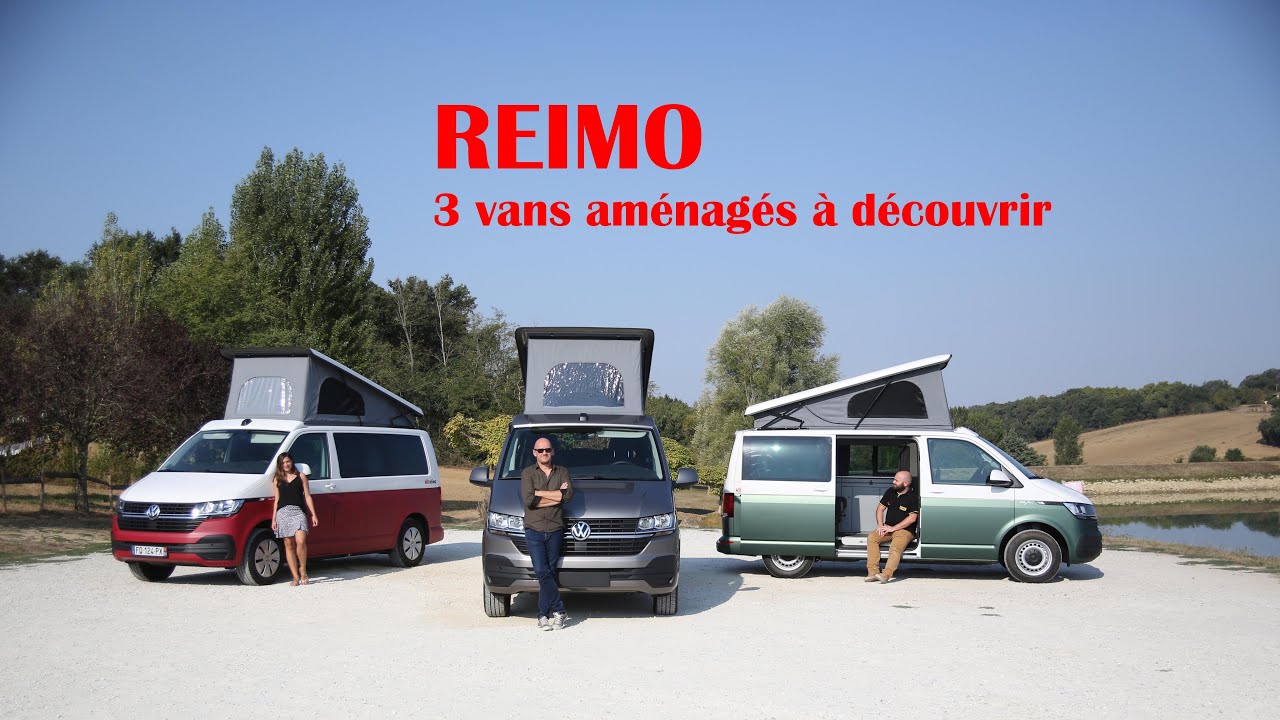 Reimo : zoom sur trois vans de l’aménageur