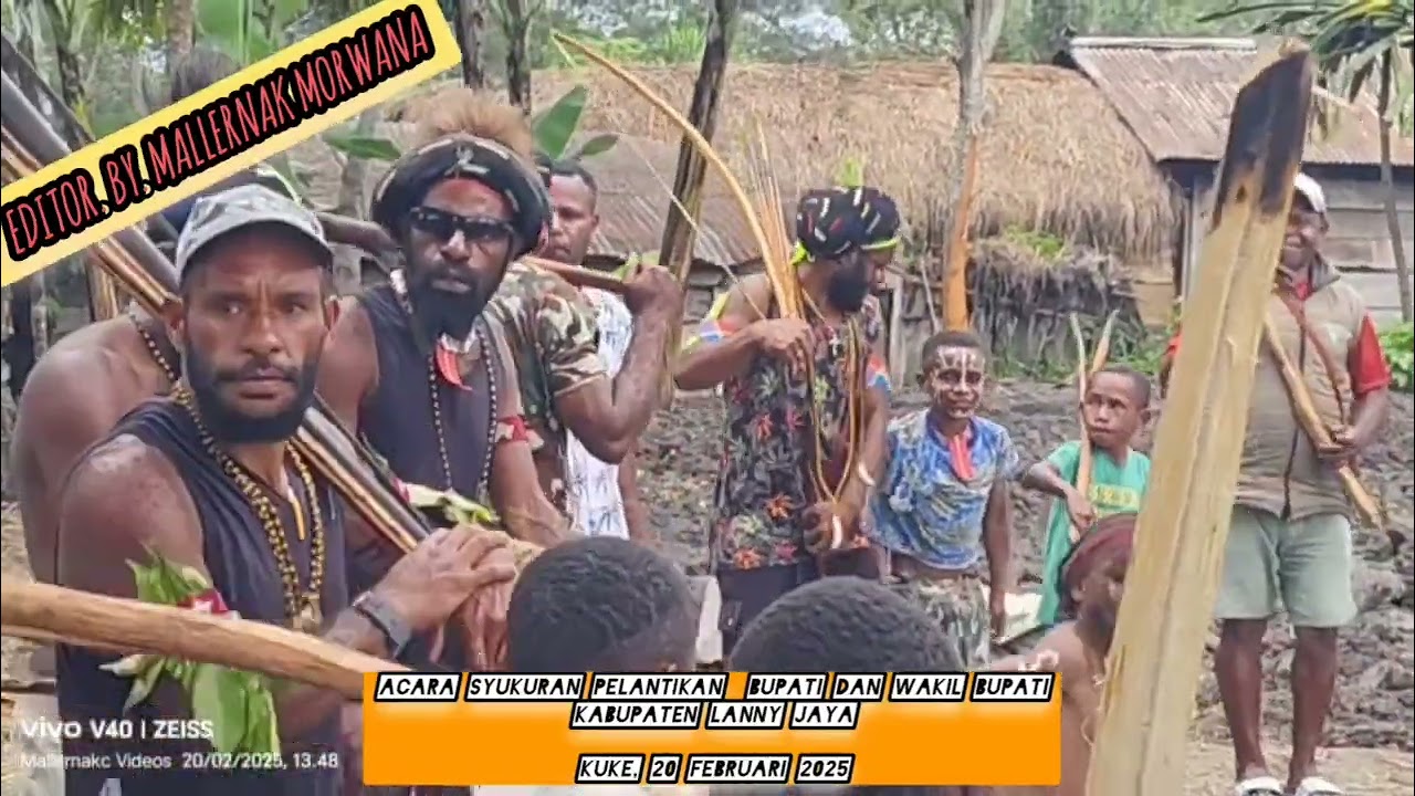 Walokama, syukuran pelantikan Alfred bupati Lanny jaya, 2025-2030