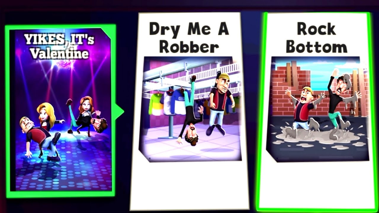 Scary Robber Home Clash - Yikes&rsquo;s It Valentine, Dry Me a Robber, Rock Bottom