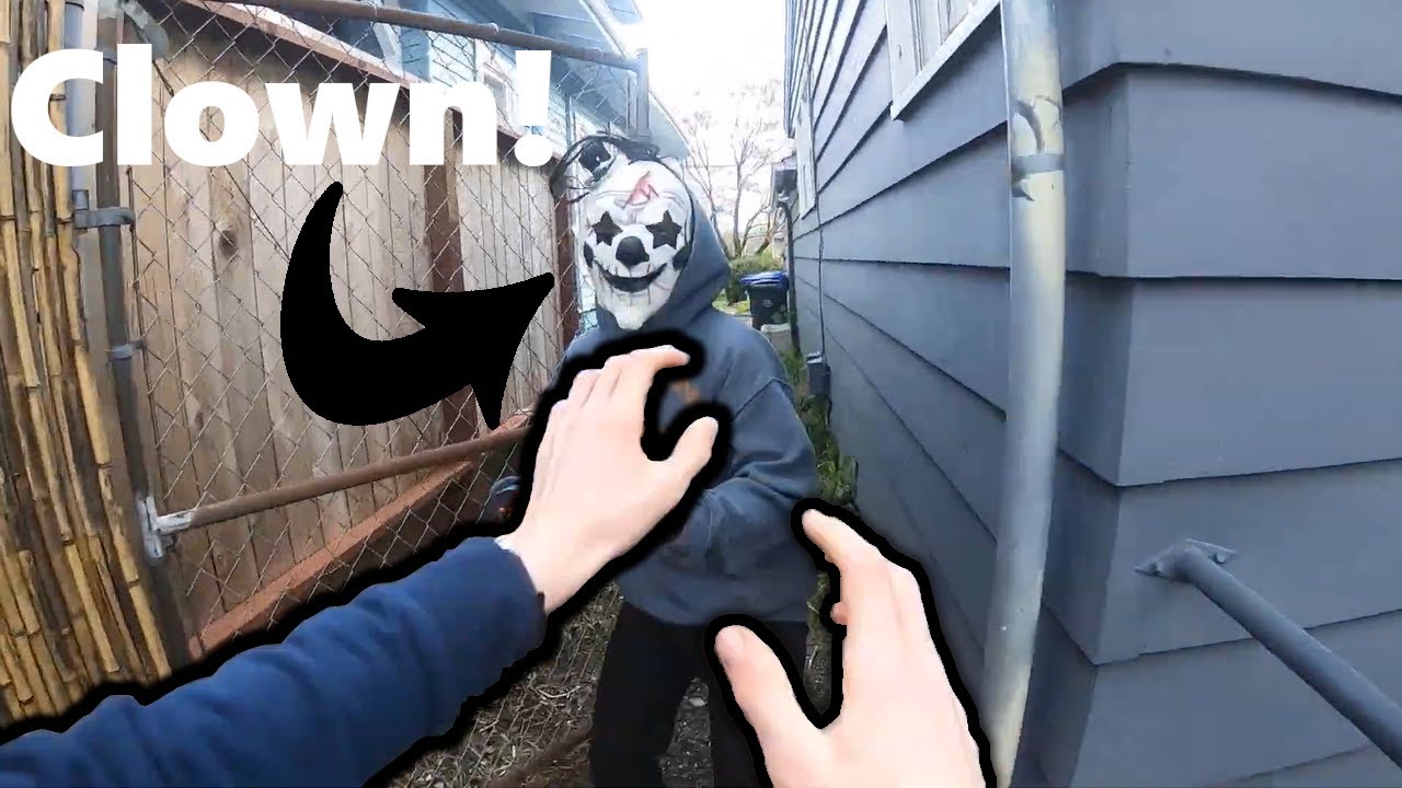 KILLER CLOWN VS PARKOUR | POV ESCAPE PART 2