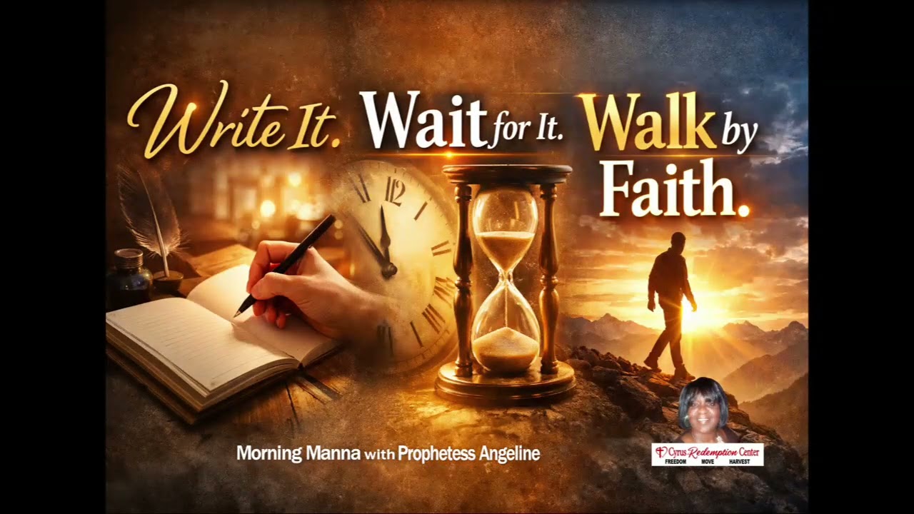 Morning Manna — Write It. Wait for It. Walk by Faith.