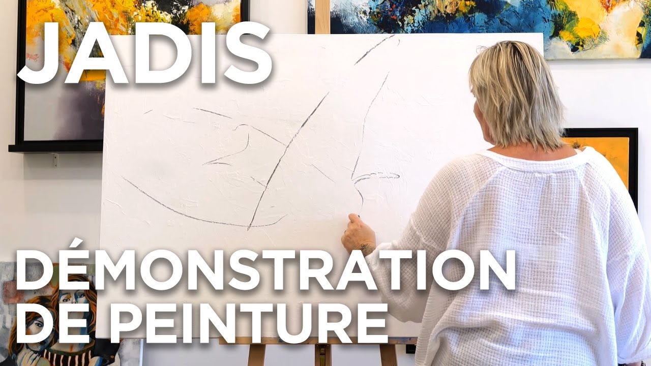 DÉMONSTRATION PEINTURE ACRYLIQUE 2 - JADIS