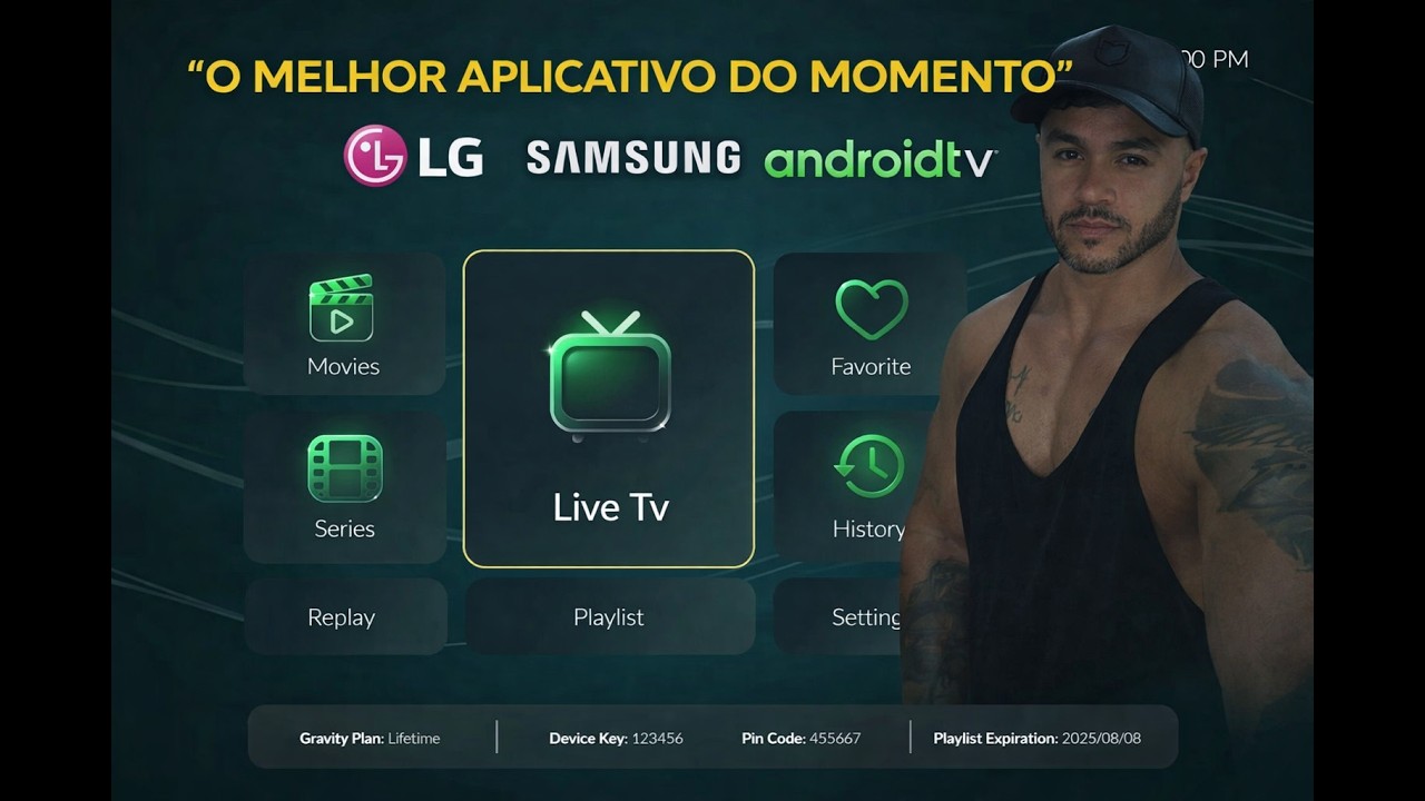 GRAVITY PLAYER IPTV O MELHOR APLICATIVO PARA DESBLOQUEAR TODOS CANAIS