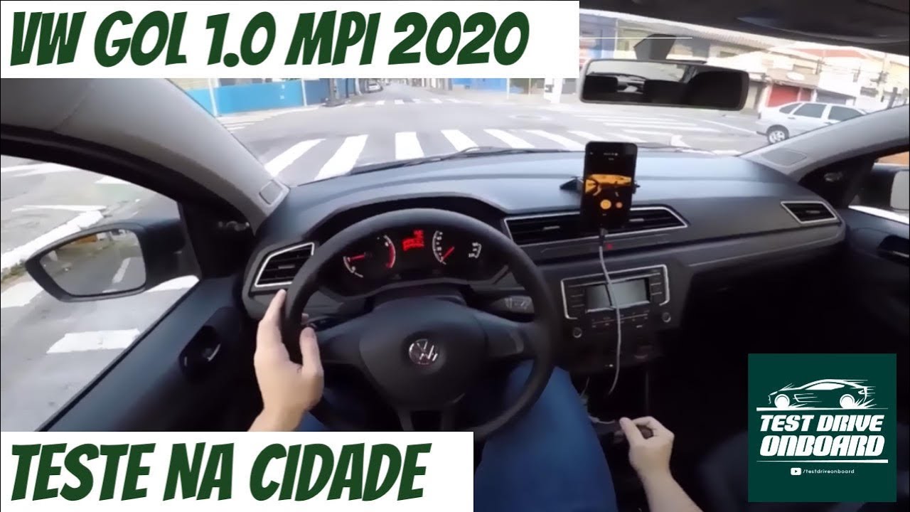 VW GOL 1.0 MPI 2020 84 CV | TESTE NA CIDADE