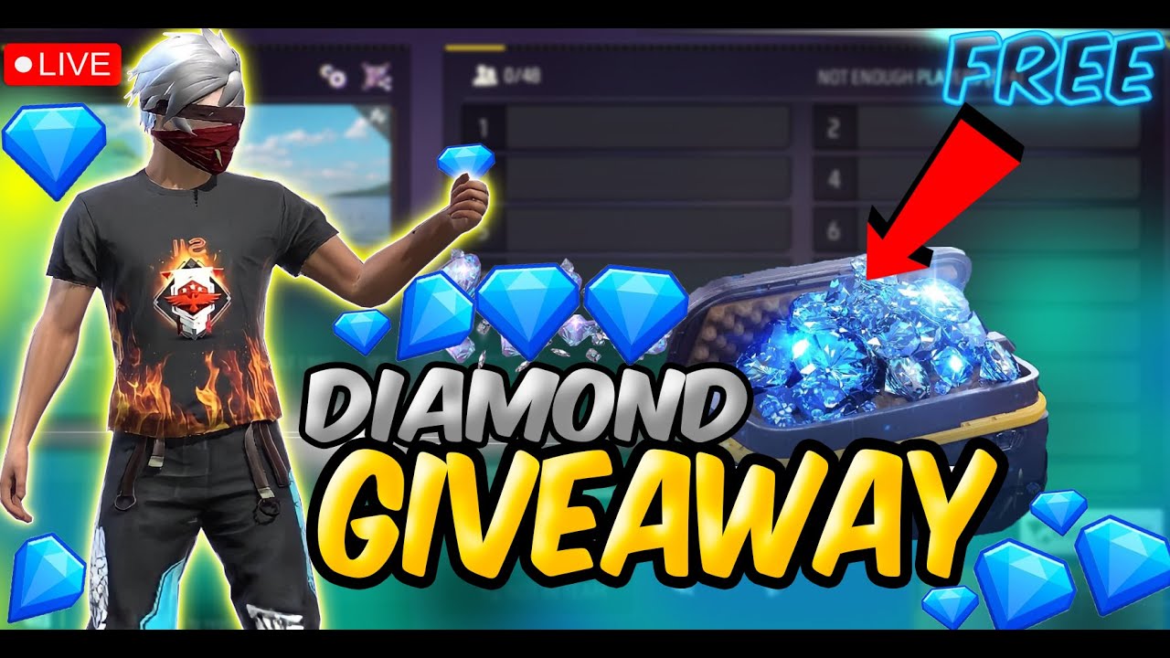 FF LIVE GIVEAWAY ?@‬#freefire  @gamingosho  Osho #games #freefirelive