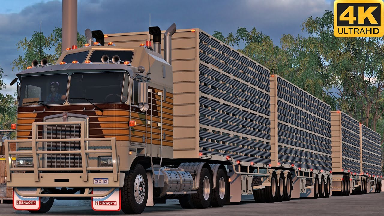 [TS-PC] ATS 4K | PROJECT STRAYLIA | KENWORTH K100-E | CAT 3408 V8 | MADURA 🇦🇺 - NORSEMAN 🇦🇺