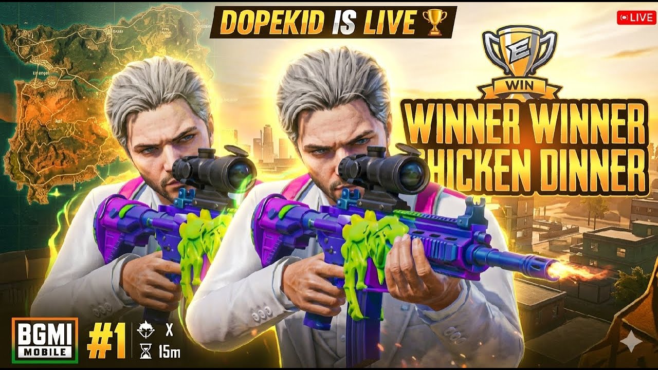 DOPEKID IS LIVE! 🏆 |  RUSH GAMEPLAY 🔥 | WINNER WINNER CHICKEN DINNER!