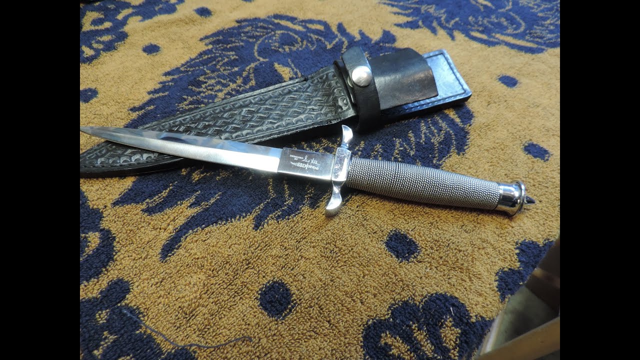 Gil Hibben Silver Shadow Dagger - Retro Knives