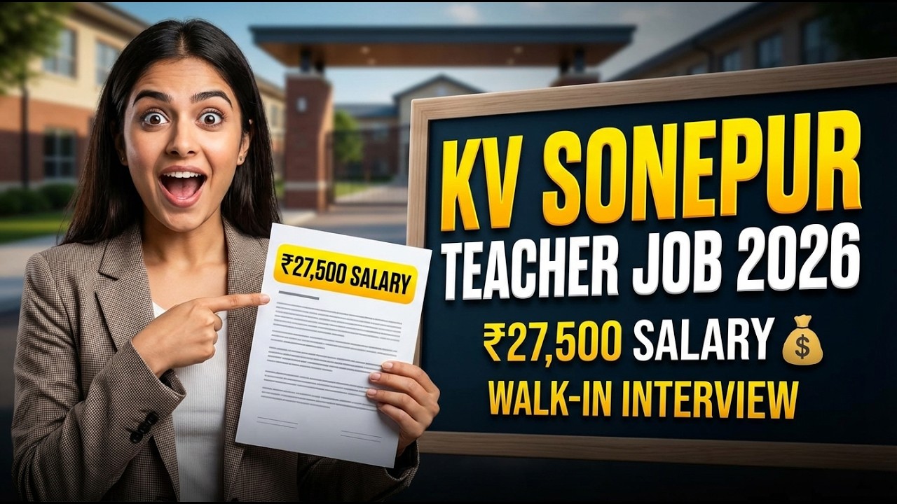 Odisha Teacher Job 2026 | PM SHRI KV Sonepur | Official PDF Explained  🚀 18–65 Years #kvjobs