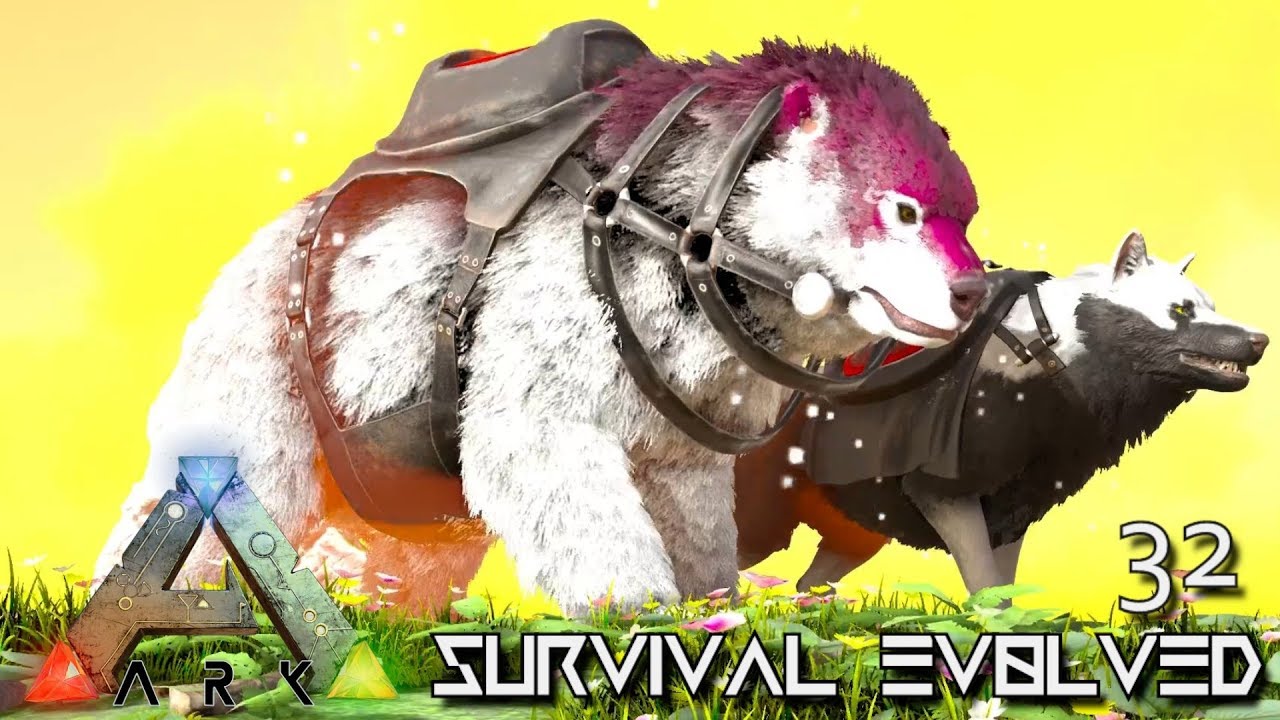 ARK: SURVIVAL EVOLVED: ALPHA DIREWOLF & ALPHA DIREBEAR TAMES E32 !!! ( ARK EXTINCTION CORE MODDED )