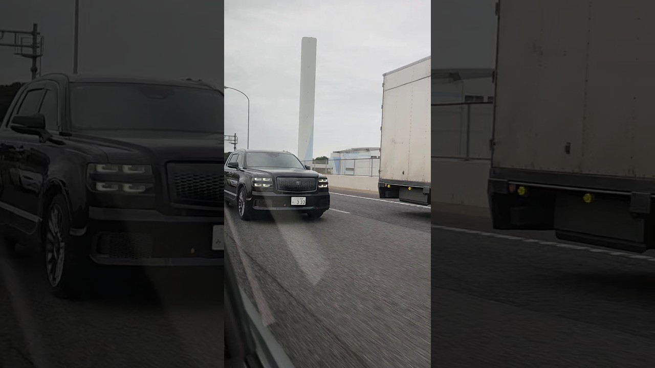Toyota Century SUV dominating Japanese highways🔥