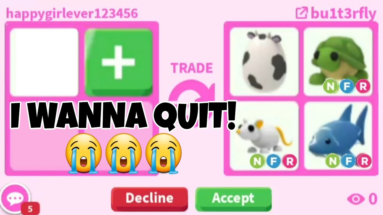 😱😭Nooo! This MAKING ME WANT TO QUIT Adopt Me😭 Can't Believe This HAPPENED TO ME In Adopt Me😭