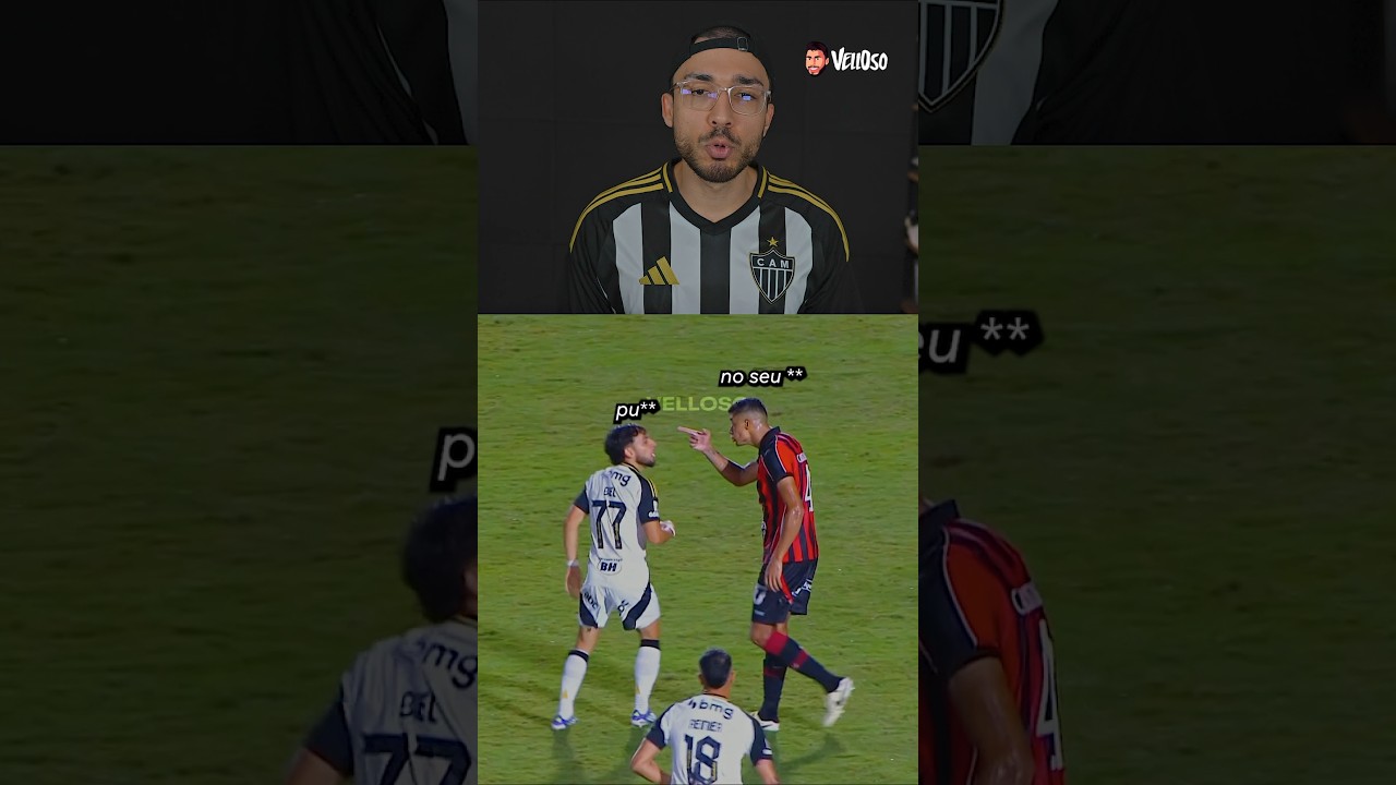 Leitura labial da Treta do Biel vs Camutanga e do Hulk no jogo Vit&oacute;ria x Atl&eacute;tico-MG