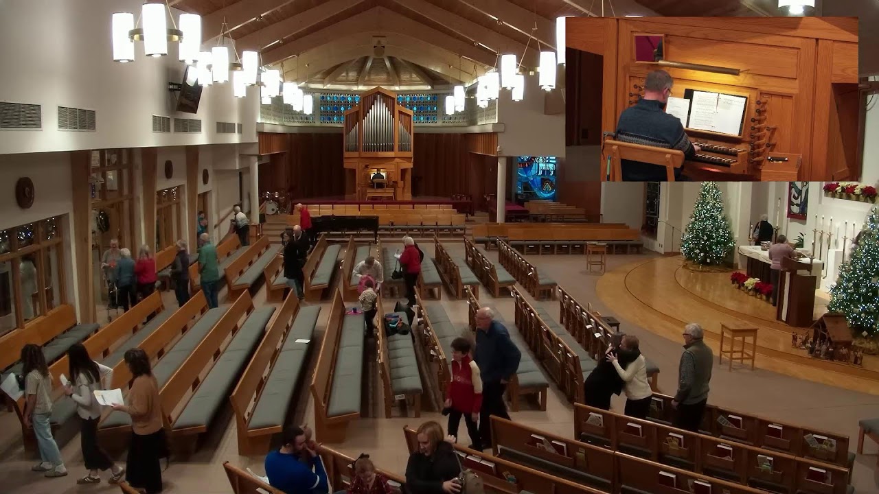 9:30AM Worship Lessons and Carols 12-28-2025 at First United Sheboygan