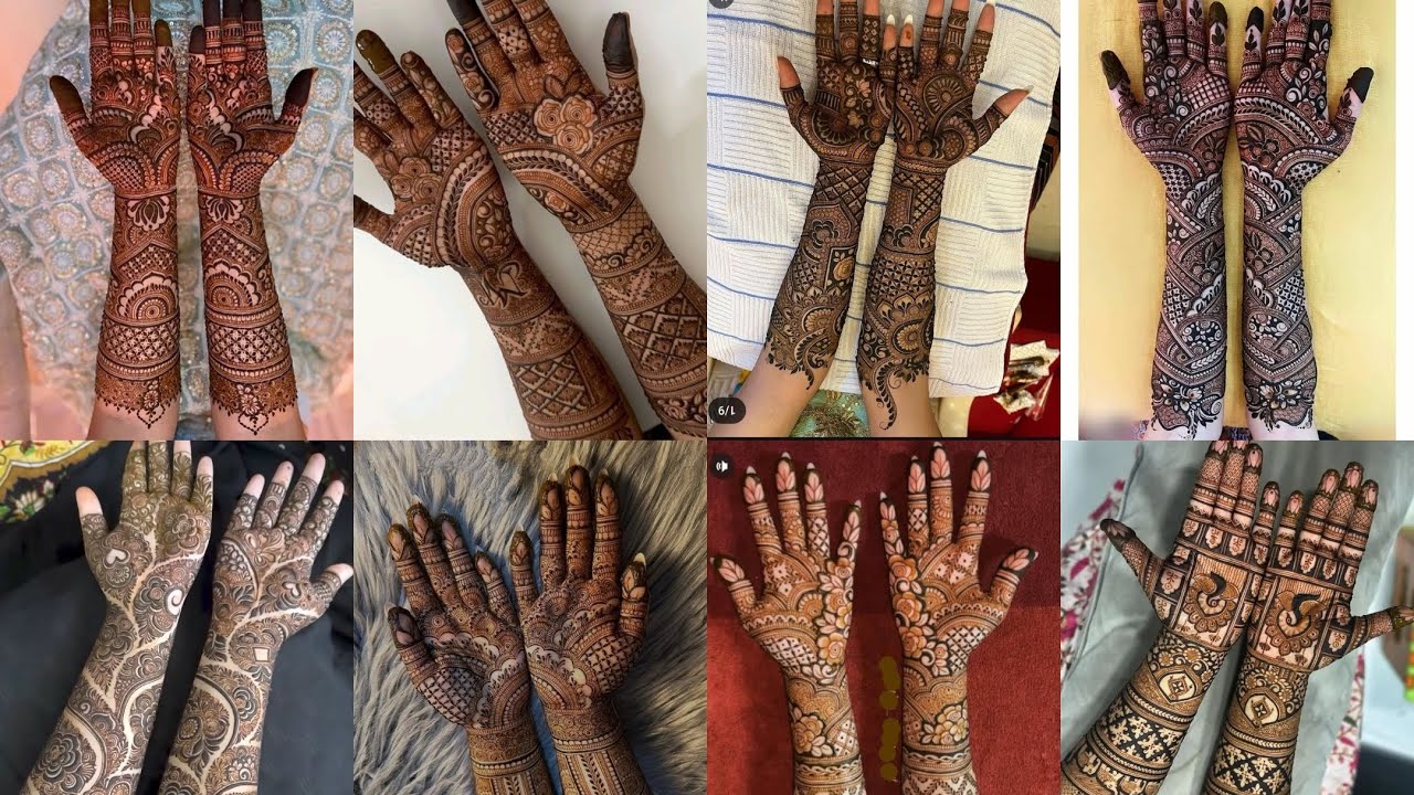 TOP TRENDING BRIDAL MEHNDI DESIGN COLLECTIONS 2026 / FULL HAND MEHNDI DESIGN ❤️