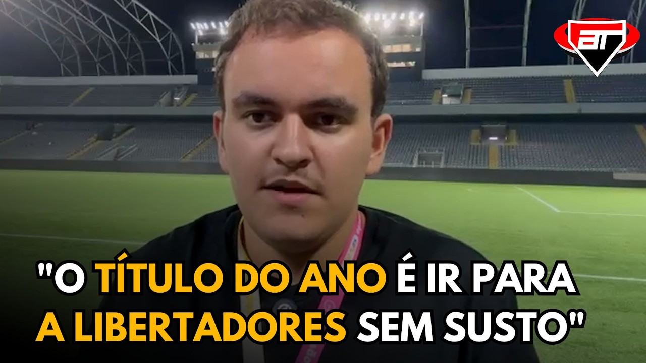 “NÃO FOI BOM”: GABRIEL SÁ DESABAFA E PROJETA ANO DO SÃO PAULO APÓS ELIMINAÇÃO