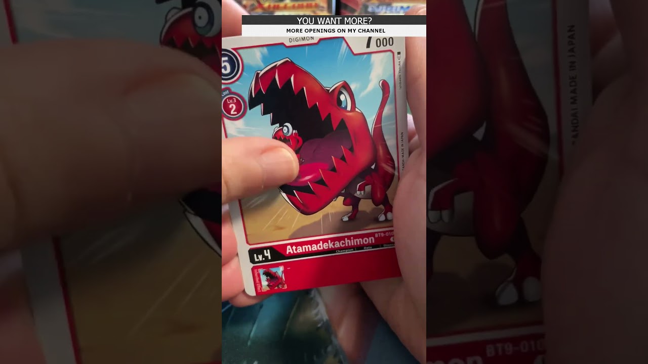 Gabumon and Motimon on Adventure &diams; Digimon TCG Booster Opening &diams; Best Set BT9 🔥 X Record