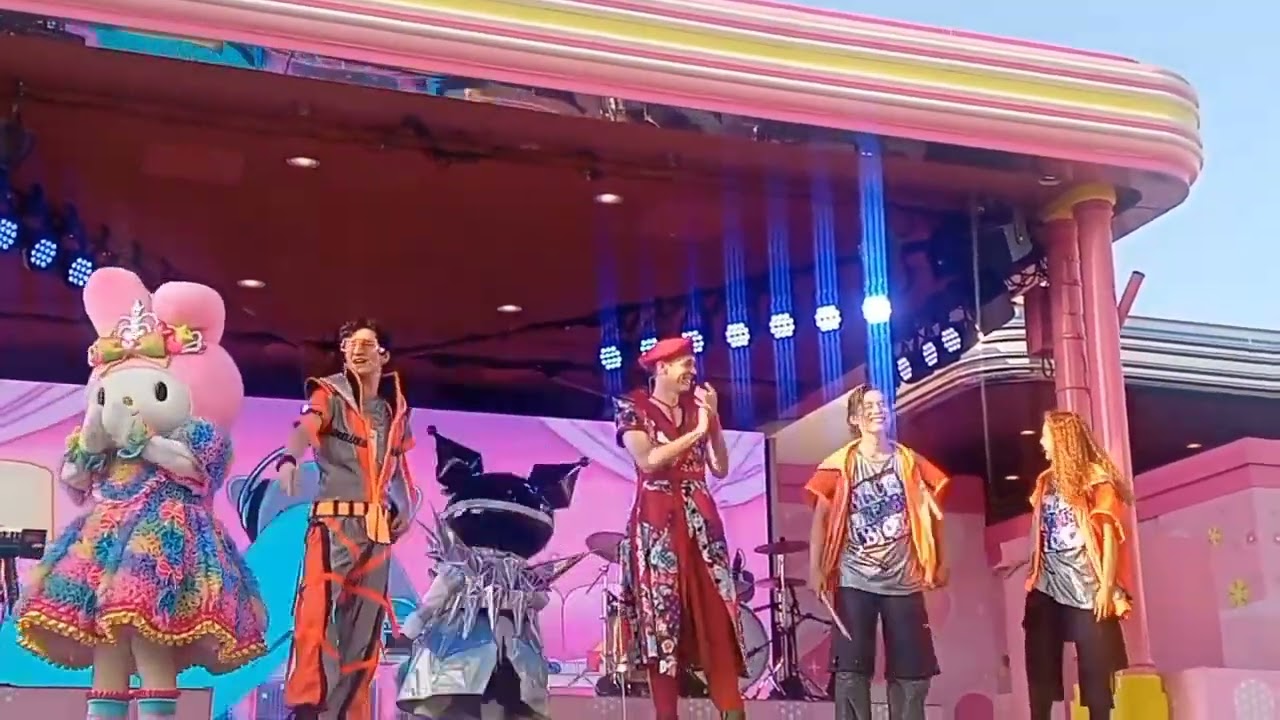 （USJ）2025/8/20クロミライブ〜世界クロミ化ツアークリスタルクリア〜ベリショ〜みう🎹さとし🥁カーネル💃Rhett✍️🧛ZERO-100不在