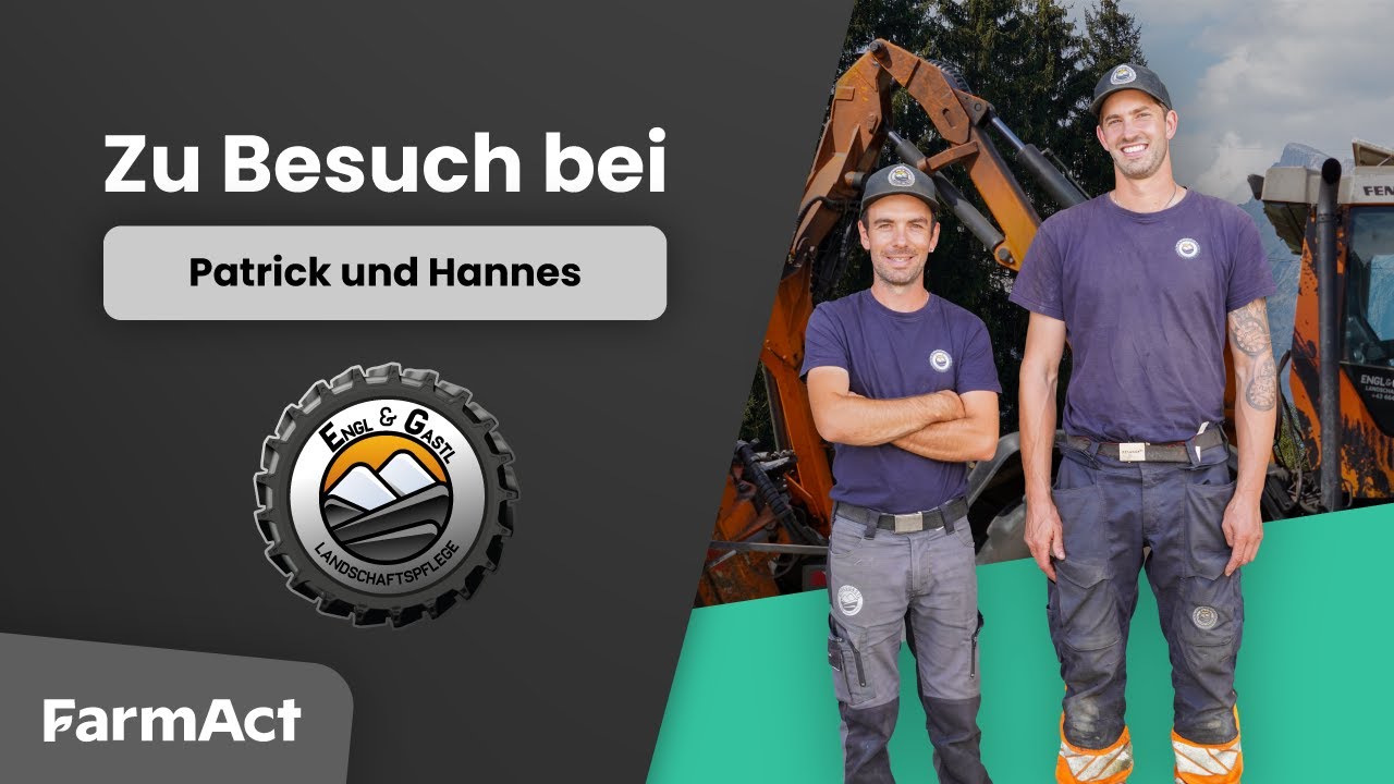 FarmAct zu Besuch bei #lohnunternehmen EG Landschaftspflege - Böschungsmähen und vieles mehr!