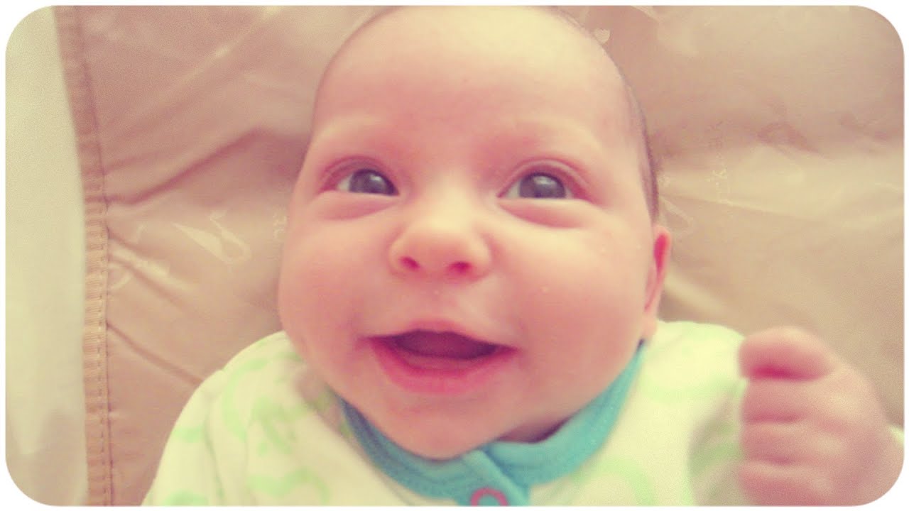 BABY'S FIRST SMILE!